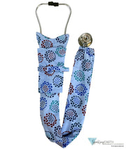 Stethoscope Cover - Abstract Mums On Blue Covers