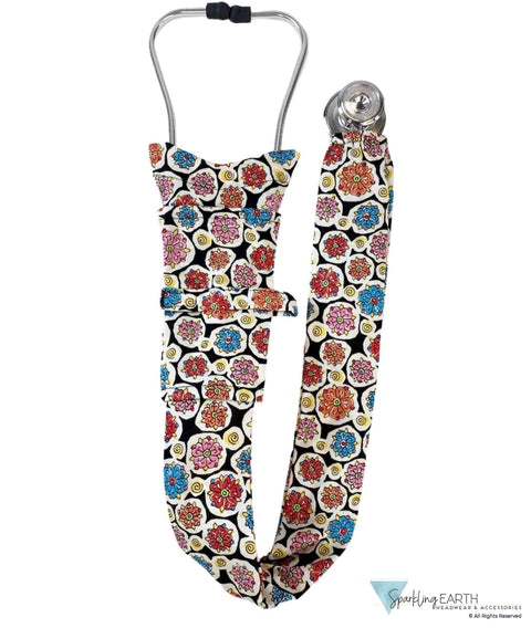 Stethoscope Cover - Day Dream Medallions - Sparkling EARTH
