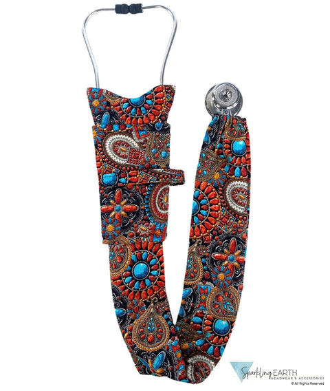 Stethoscope Cover - Indian Jewelry Coral - Stethoscope Covers - Sparkling EARTH