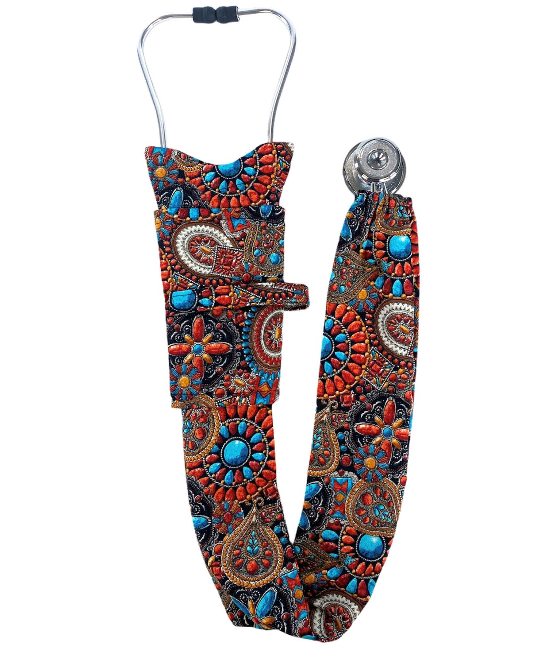 Stethoscope Cover – Indian Jewelry Coral Main Image