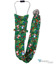 Stethoscope Cover - Merry Christmas on Green - Stethoscope Covers - Sparkling EARTH