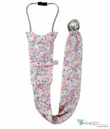 Stethoscope Cover - Pink Ribbons & Flowers - Sparkling EARTH