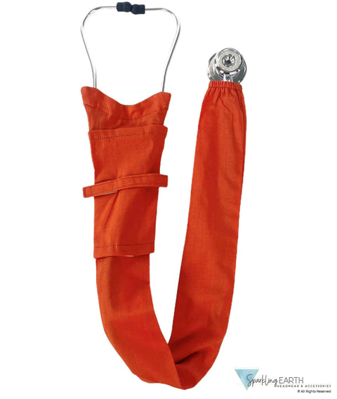 Stethoscope Cover - Solid Burnt Orange Covers