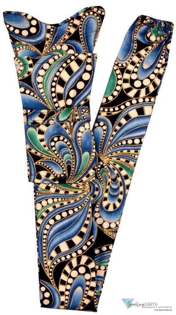 Stethoscope Cover – Stylish Durable & Made in USA - Giant Blue Paisley Stethoscope Covers