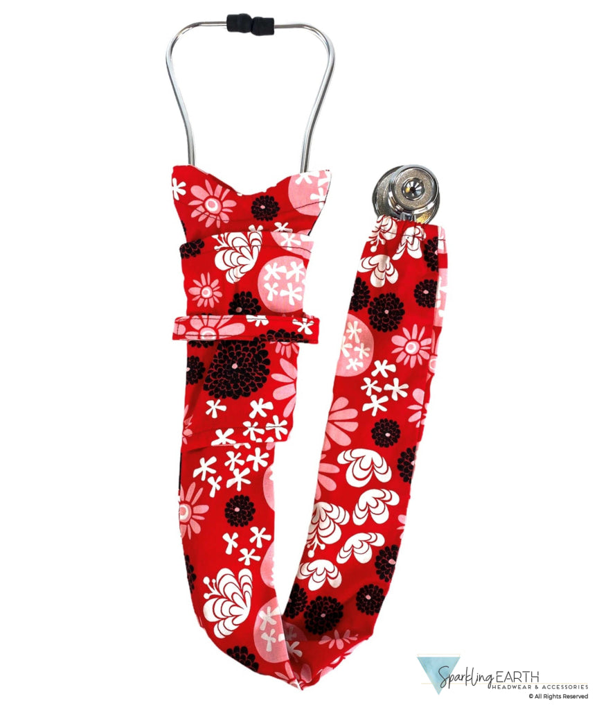 Stethoscope Cover – Red & Black Delight Main Image