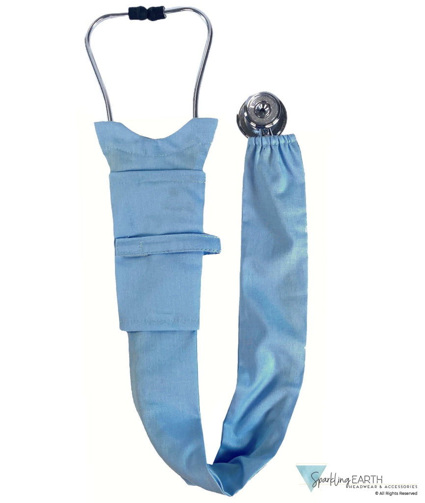 Stethoscope Cover – Solid Sky Light Blue Main Image