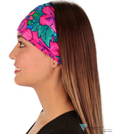 Stretch Headband - Hawaiian Flowers - Stretch Headbands - Sparkling EARTH
