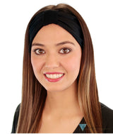 Stretch Headband - Solid Black Spandex - Stretch Headbands - Sparkling EARTH