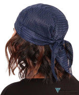 Stretch Mesh Skull Cap - Navy Caps