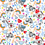 Stylish American Made Banded Bouffant Ponytail Scrub Cap - Hope & Healing on White Banded Bouffant Surgical Scrub Caps