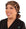 Front Tied Facing View of a Woman Wearing a Bouffant Ponytail Scrub Cap - Plentiful Paws on Brown Plaid with Black Ties Banded Bouffant Ponytail Surgical Scrub Caps Pattern