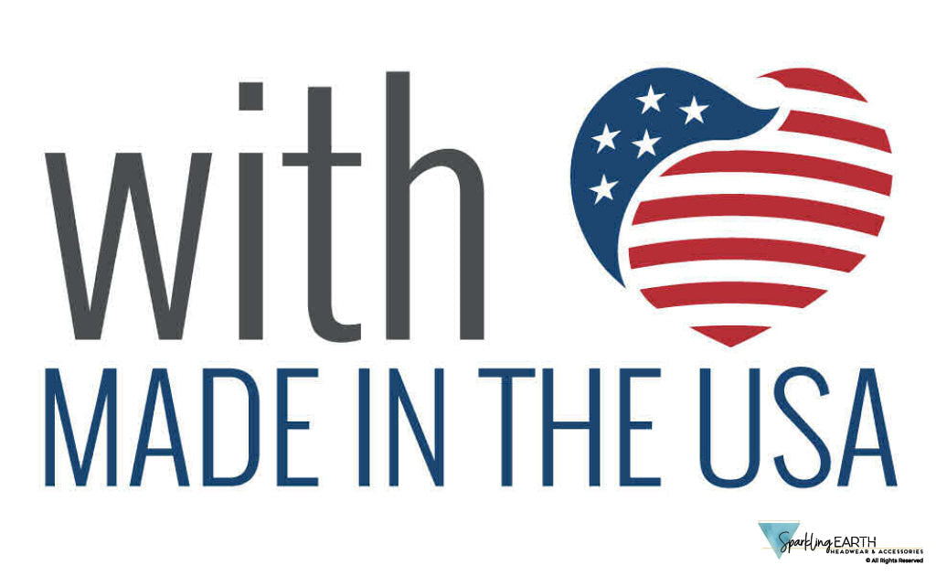 Stylish American Made Banded Bouffant Ponytail Scrub Cap - Waves of Blue SALE-Fall-2025