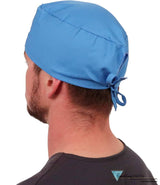 Surgical Cap - Solid Caribbean Blue Scrub Caps
