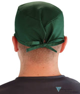 Surgical Scrub Cap - Solid Hunter Green Caps