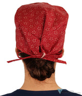 Surgical Scrub Cap - Wish Upon A Star Red Caps