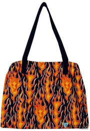 Tote Bag - Hot Rod Flames - Sparkling EARTH